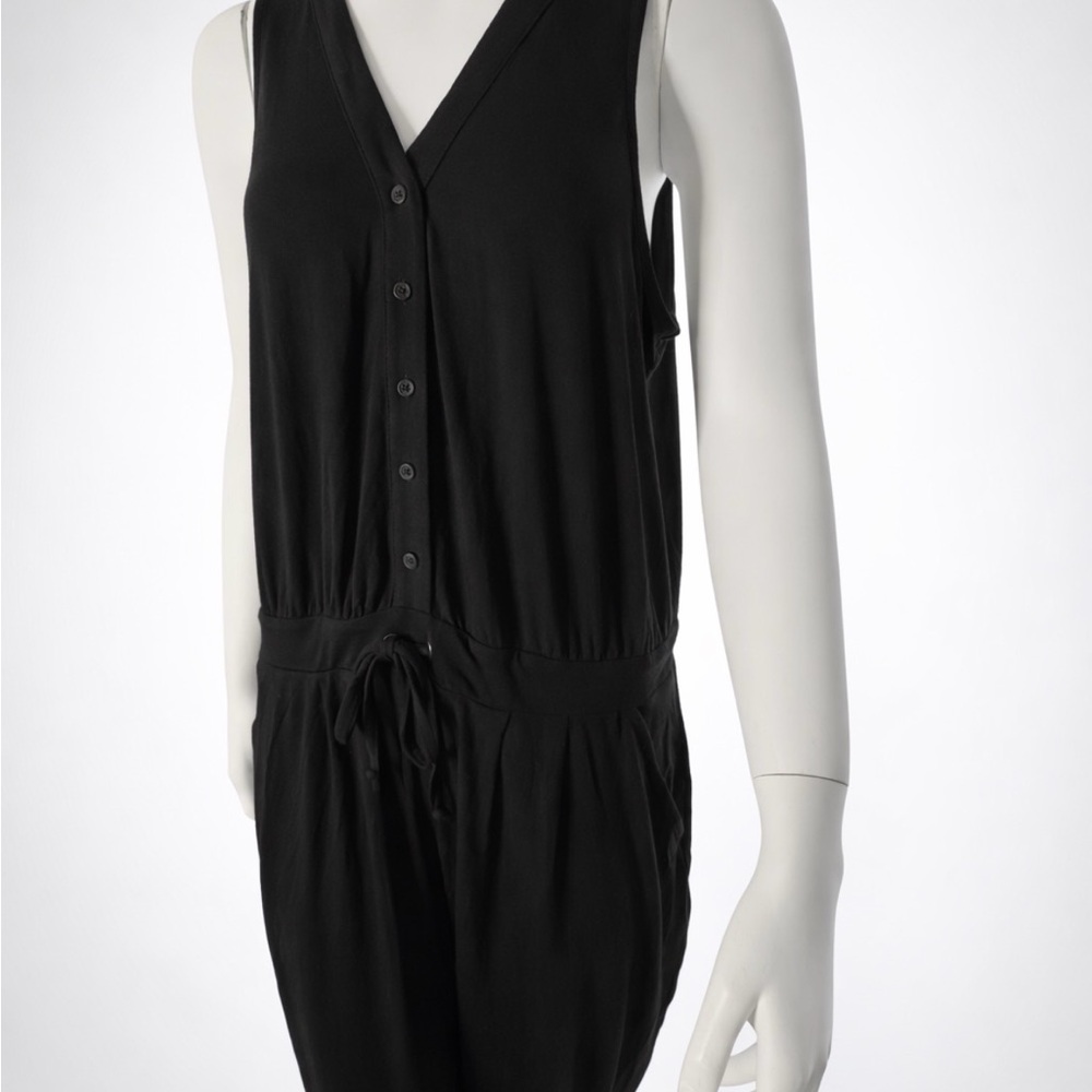 Reitmans V-Neck Black Jumpsuit